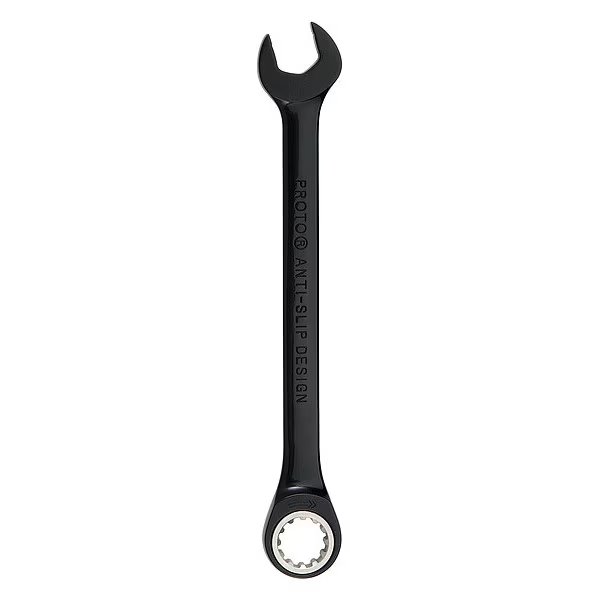 Black Chrome Combo Non-Reverse Ratcheting Wrench 15/16"-Spline, Proto, Mfr#: JSCR30