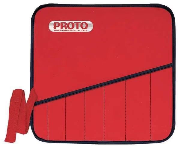Tool Pouch, 22 x 16 In, Red, Canvas, Proto, Mfr#: JSCV20SP