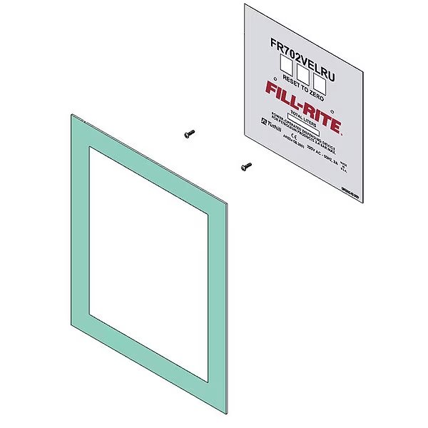 Faceplate Kit, Fill-Rite, Mfr#: KIT702VELRUFP
