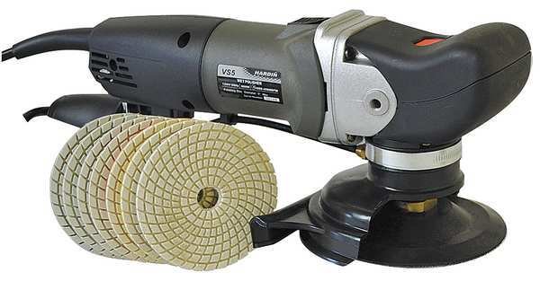 Wet Polisher, 8A, 6 ft., Hardin, Mfr#: GHWV4PSET