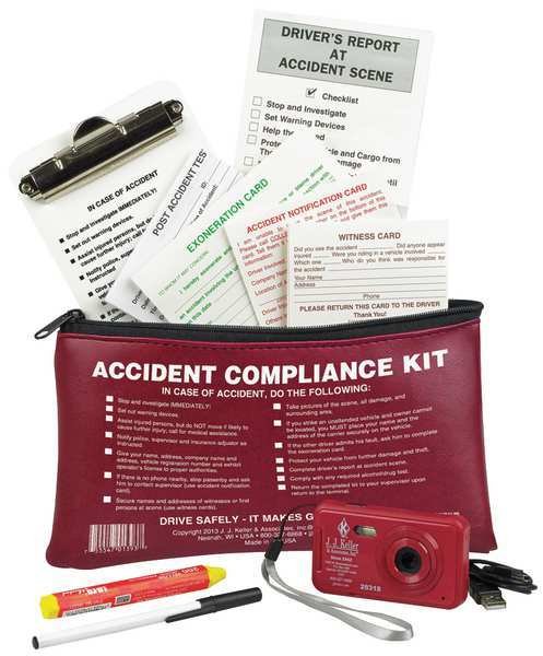 Accident Report Kit, Audit/Inves/Records, Jj Keller, Mfr#: 36053