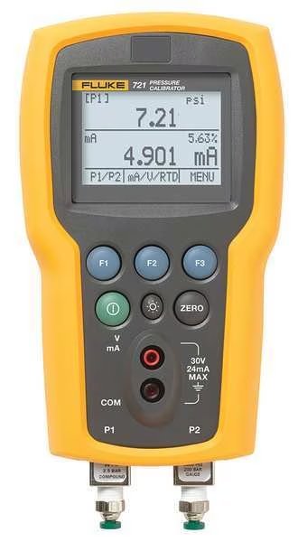 Pressure Calibrator, -12 to 300 psi, Fluke, Mfr#: FLUKE-721-1603