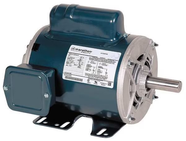 GP Motor, 1 HP, 1,725 RPM, 115/208-230V, 56, Marathon Motors, Mfr#: 056B17DRR70017A1
