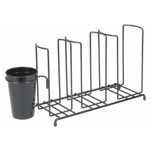 Cup/Lid Wire Organizer, Caddy, 3 Stacks, San Jamar, Mfr#: C8003WFS