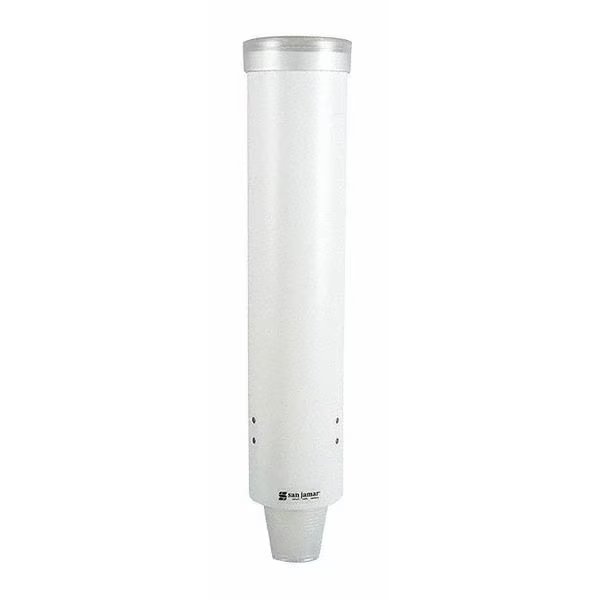 Cup Dispenser, Pull-Type, 4-10 oz., White, San Jamar, Mfr#: C3165WH