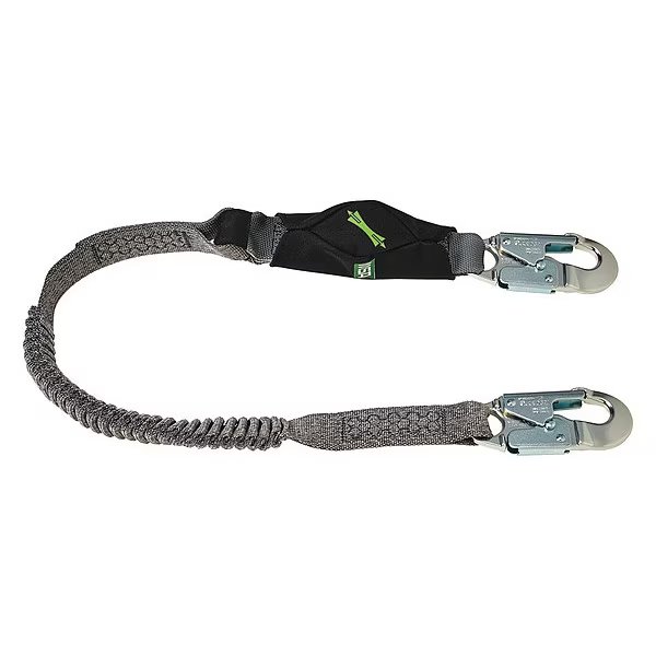 Lanyard, 6 ft., Black, Gray, Msa Safety, Mfr#: 10193748