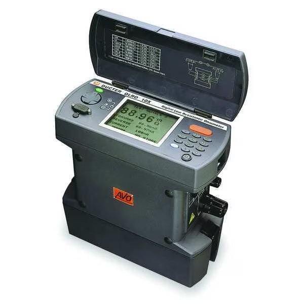 Micro Ohm Meter, 1.9999m Ohms-1999.9 Ohms, Megger, Mfr#: 1006-600
