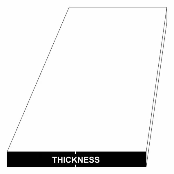 Aluminum Plate 6061, 36 in Overall L, EnjoyTool Select, Mfr#: 4534_24_36