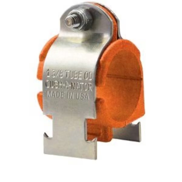 High Intensity Temp Orange, Ss 316, Tube, Cush-A-Nator, Mfr#: HIT40S6