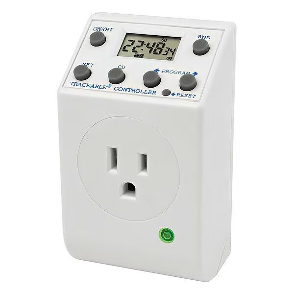 Digital Timer, Count Down, 7days, Traceable, Mfr#: 0864515