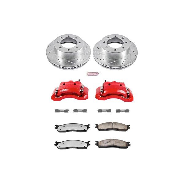 Z36 TRUCK AND TOW PERFORMANCE BRAKE KIT WITH CALIPERS, Powerstop, Mfr#: KC2203-36