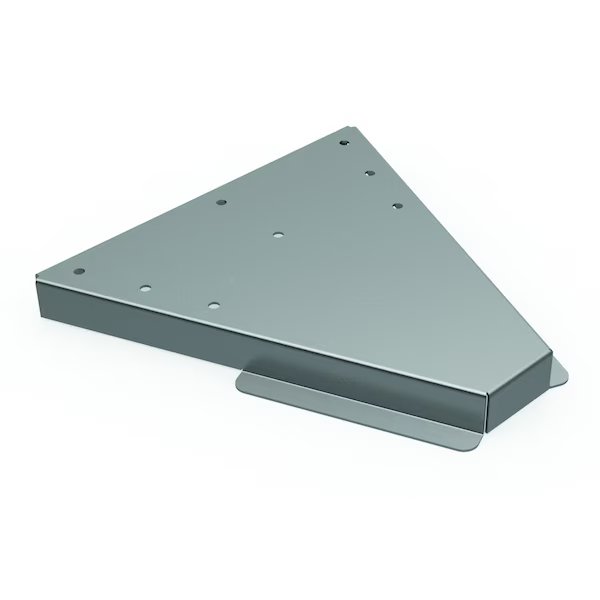 Bar Drink Rail inside corner filler for 45 deg. corner, Advance Tabco, Mfr#: DRKC-45-IC