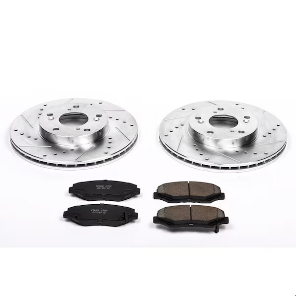 FRONT 1 CLICK BRAKE KIT W/ HARDWARE, Powerstop, Mfr#: K1043