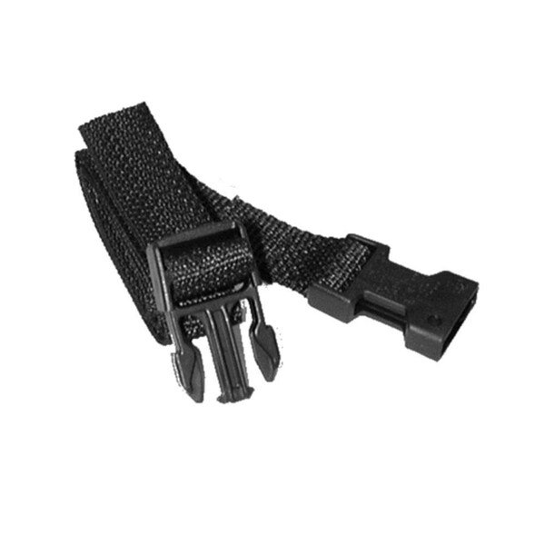 Replacement Strap For Battery Trays; Universal; Black; 38 Inch Length; With Poly Buckle, T-H Marine, Mfr#: BS-1-DP