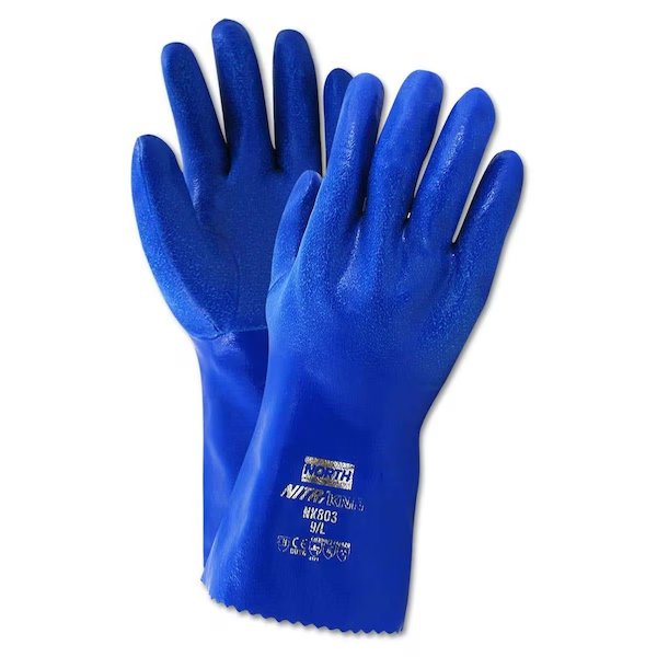 Nitri-Knit Supported Nitrile Gloves, Honeywell North, Mfr#: NK803/9