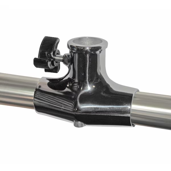 SS RAIL MT FLAG POLE SCKT TO 1 1/4IN RAIL, Taylor Made, Mfr#: 974