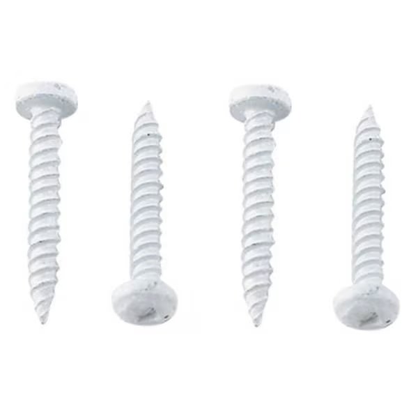 PAN HEAD SQUARE RECESS SCREW 8 X 1 WHITE (1000/CTN), Ap Products, Mfr#: 012-PSQ1000W 8 X 1