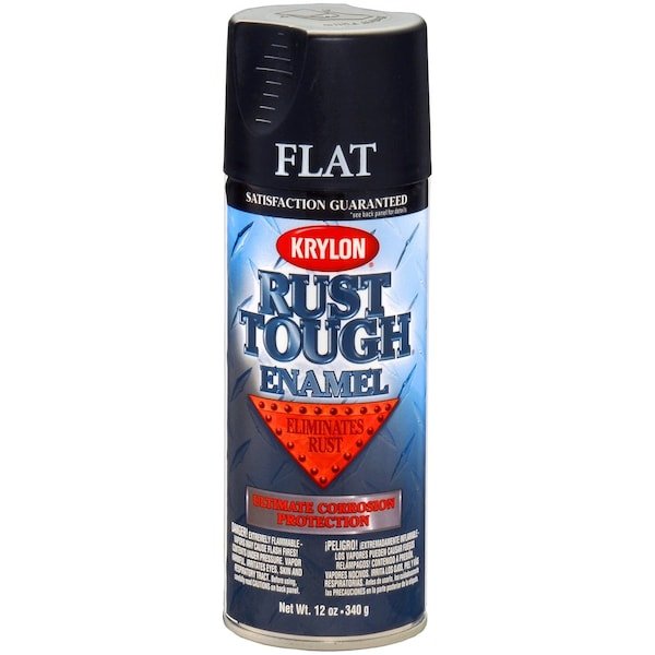 Use To Destroy Old Rust And Prevent New Rust, Flat Black, Aerosol Spray Can, 12 Ounce, Vht, Mfr#: RTA9218